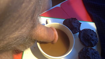 Extra protein and vitamins for her coffee break Extra protein and vitamins for her coffee break