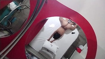 I was waiting for a new man in hotel and arrives my husband and fucked me rough