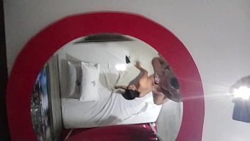 I was waiting for a new man in hotel and arrives my husband and fucked me rough