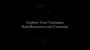 You love my glossy lips and deep cleavage