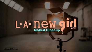 Timeless brunette elegance naked close up