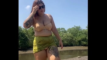 Pescando no mangue de sainha mostrando a rachada