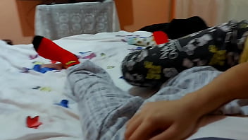 Stepsister is horny and wants to fuck with stepbro