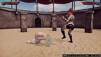Bunny vs polly nf3d mma battle