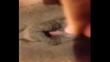 Teen girl touch pussy black