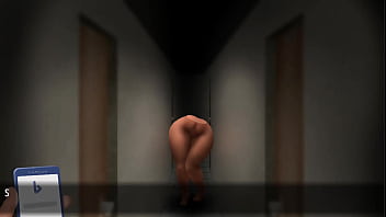 Finding a sex toy and letting it bounce on my dick a silent statue