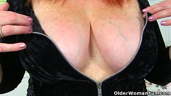 Freckled milf ginger tiger from the uk loves pleasuring her shaven fanny for us bonus british dutch milf danielle