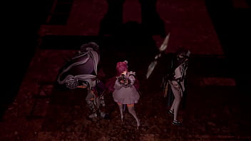 Nikke orgy sex party mmd