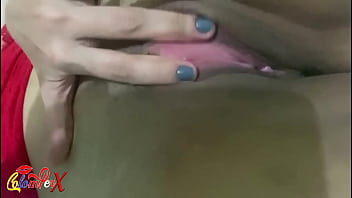 Red lingerie masturbation – my colombian moans and fingers her wet pussy – colomperx