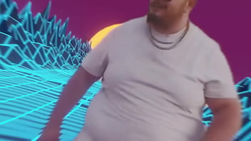 Gordão das tetas balança com a menina balança dançarina competem