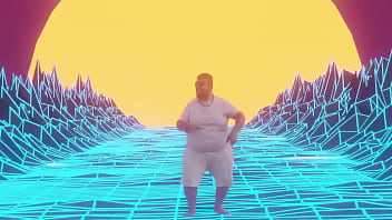 Gordão das tetas balança com a menina balança dançarina competem Gordão das tetas balança com a menina balança dançarina competem