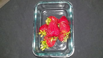 Sperm Covered Strawberry Yum thumbnail