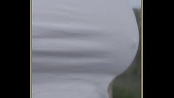 Milf braless in public flashing