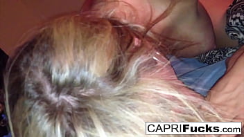 Brunette babe masturbates