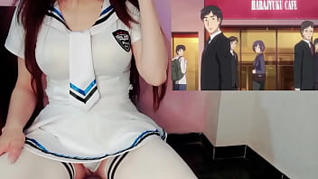 La engaña con 4 chicas y ella le pide que entonces hagan una orgia hentai tsugou no yoi sexfriend cap 1