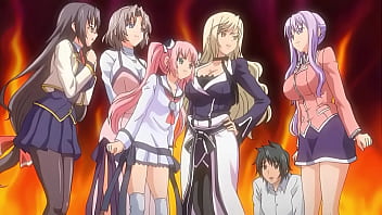 La engaña con 4 chicas y ella le pide que entonces hagan una orgia hentai tsugou no yoi sexfriend cap 1