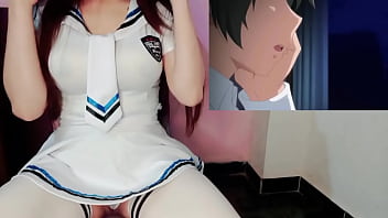 La engaña con 4 chicas y ella le pide que entonces hagan una orgia hentai tsugou no yoi sexfriend cap 1