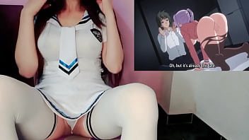 La engaña con 4 chicas y ella le pide que entonces hagan una orgia hentai tsugou no yoi sexfriend cap 1