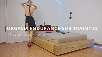 Orgasm endurance sub slut training