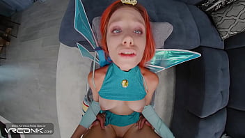 Vr ginger babe in costume fucks in winx cosplay porn parody