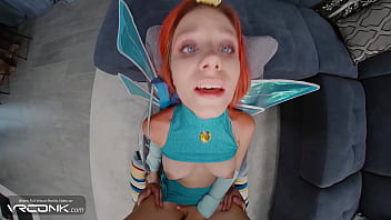 Vr ginger babe in costume fucks in winx cosplay porn parody