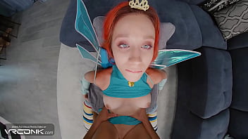 Vr ginger babe in costume fucks in winx cosplay porn parody