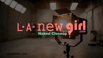 Stunning model naked close up