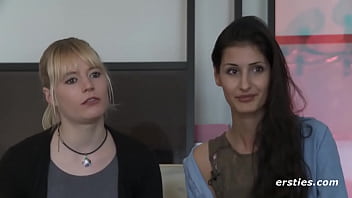 Hot lesbian 69 with a vibrator