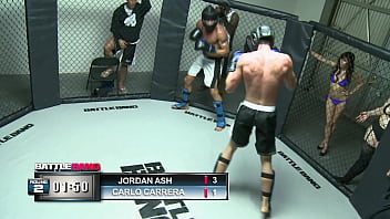 April rides a long hard cock that pounds her intensely until she cums