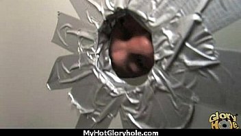 Sexy ebony enjoying gloryhole 22