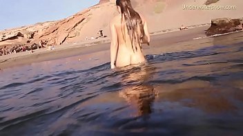 Swimming naked beauties