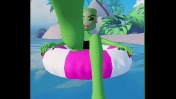 Roblox girl rubbing her feet on you