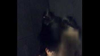 Asian slut wife masturbation with dildo and vibrator in gym's shower