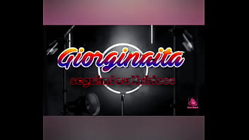 Giorginaita e un grande dildo lui guarda e basta