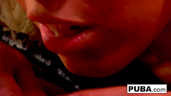 Hot babes with huge tits fuck each other