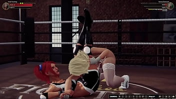 Polly vs bunny nf3d female mma battle