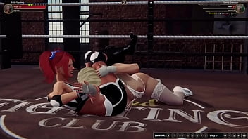 Polly vs bunny nf3d female mma battle