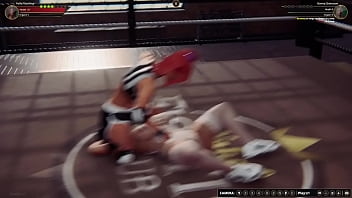 Polly vs bunny nf3d female mma battle