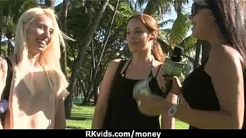 Slutty amateur babe is paid cash from some crazy public sex 6