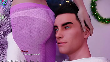 Being a dik #218 brunette college girl shoves my head into her ass while she puts the star on the tree