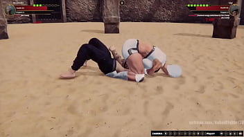 Broadzilla vs gigi nf3d mixed mma combat maledom