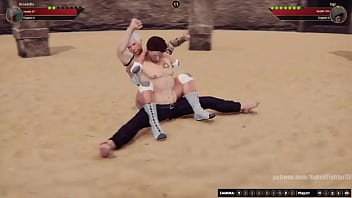 Broadzilla vs gigi nf3d mixed mma combat maledom