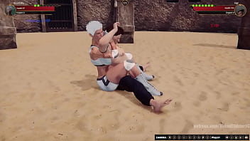 Broadzilla vs gigi nf3d mixed mma combat maledom