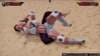 Broadzilla vs gigi nf3d mixed mma combat maledom