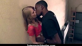 White girl spit roasted by big black cock 28