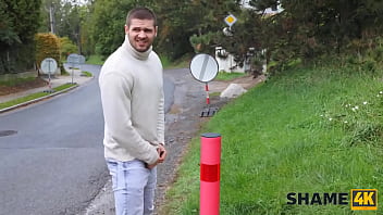 Shame4k texas patti gave a blowjob to a homeless and fucked a young stud afterwards