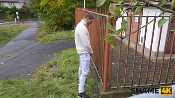 Shame4k texas patti gave a blowjob to a homeless and fucked a young stud afterwards