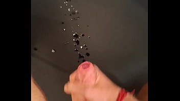 Spraying cum like fountain
