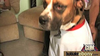 Dp group sex action with hot ebony slut 11