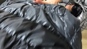 Milfycalla deep blow job and cum play while wearing hooded jacket and shiny boots preview